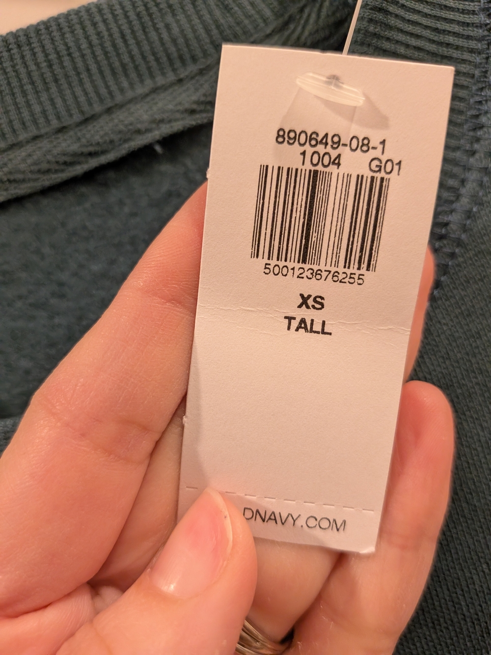 Old Navy Teal Green Crewneck Pullover - Picture 4 of 7